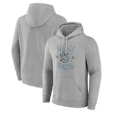 NHL Seattle Kraken Heritage Pullover Hoodie - Heathered Gray