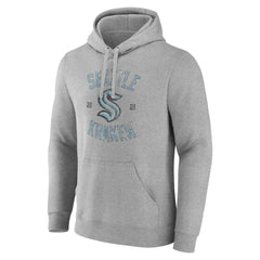NHL Seattle Kraken Heritage Pullover Hoodie - Heathered Gray