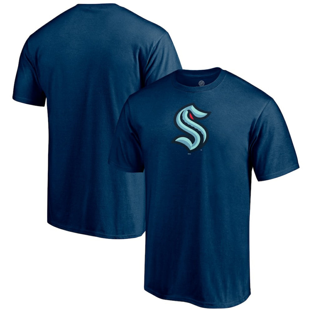 NHL Seattle Kraken Primary Logo T-Shirt - Deep Sea Blue