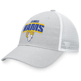 Los Angeles Rams Trucker Snapback Hat Heather Gray/White