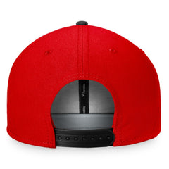 NHL Chicago Blackhawks Fanatics Iconic Color Blocked Snapback Hat - Red/Black