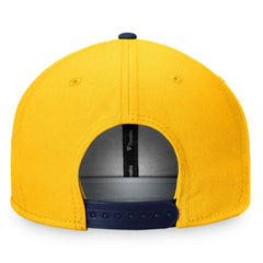 NHL Nashville Predators Fanatics Iconic Color Blocked Snapback Hat - Gold/Navy