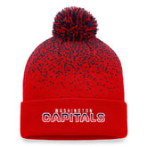 NHL Washington Capitals Fanatics Iconic Gradient Cuffed Knit Hat with Pom - Red