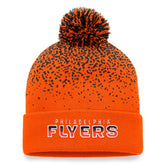 NHL Philadelphia Flyers Fanatics Iconic Gradient Cuffed Knit Hat with Pom - Orange