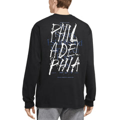 Philadelphia 76ers Courtside Established City Max90 Long Sleeve T-Shirt Black