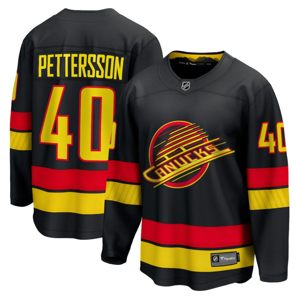 NHL Elias Pettersson Vancouver Canucks Fanatics Breakaway Jersey - Black