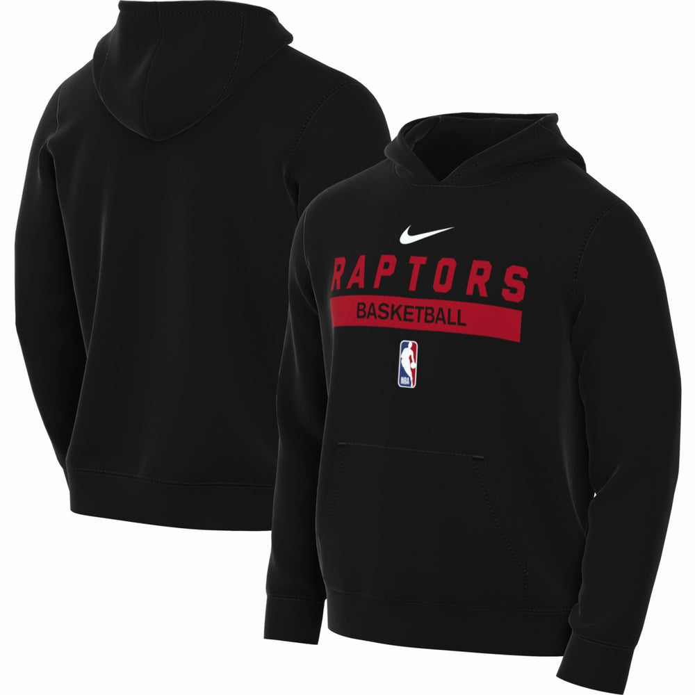 Toronto Raptors 2022/23 Spotlight On-Court Practice Performance Pullover Hoodie Black