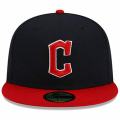 Cleveland Guardians New Era Home Authentic Collection On-Field 59FIFTY Fitted Hat - Navy/Red Hats