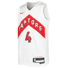 NBA Scottie Barnes Toronto Raptors Youth Swingman Jersey - Association Edition - White