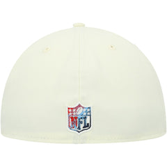 Tennessee Titans New Era Chrome Color Dim 59FIFTY Fitted Hat Cream