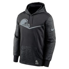 Cleveland Browns RFLCTV Chevron Pullover Hoodie Black
