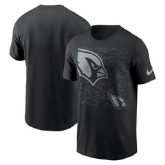 Arizona Cardinals RFLCTV T-Shirt Black