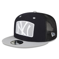 New York Yankees New Era Logo Zoom Trucker 9FIFTY Snapback Hat - Navy Hats