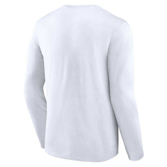 Chicago White Sox Fanatics Pressbox Long Sleeve T-Shirt - White T-shirts