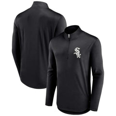 Chicago White Sox Fanatics Tough Minded Lightweight Quarter-Zip Pullover - Black Pullover