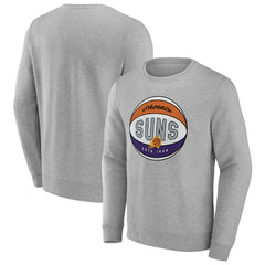 Phoenix Suns True Classics Vint Pullover Sweatshirt Heathered Gray