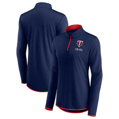 Minnesota Twins Fanatics Women's Worth The Drive Quarter-Zip Jacket - Navy Jackets