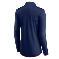 Minnesota Twins Fanatics Women's Worth The Drive Quarter-Zip Jacket - Navy Jackets