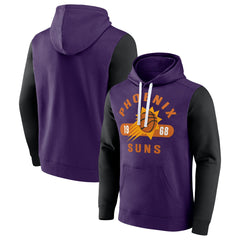 Phoenix Suns Attack Colorblock Pullover Hoodie Purple/Black