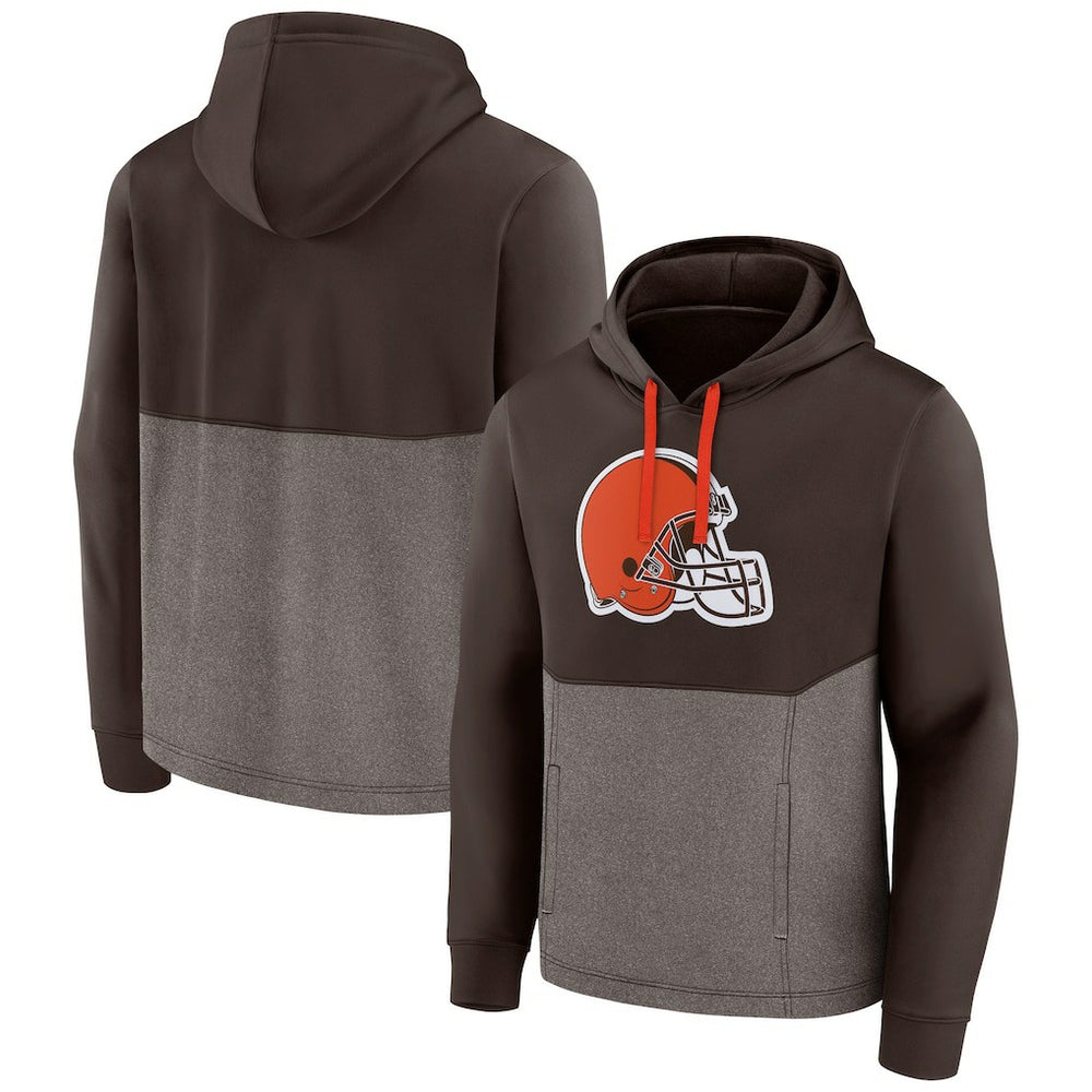 Cleveland Browns Winter Camp Pullover Hoodie Brown