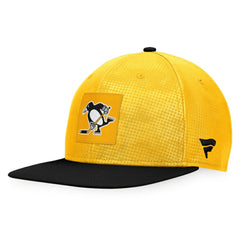 NHL Pittsburgh Penguins Fanatics Authentic Pro Alternate Logo Snapback Hat - Gold/Black