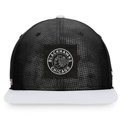 NHL Chicago Blackhawks Fanatics Authentic Pro Alternate Logo Snapback Hat - Black/White