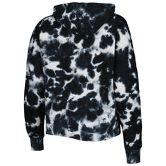 Brooklyn Nets Women's Brushed Cotton Tie-Dye Pullover Hoodie Black
