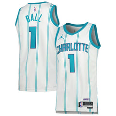 NBA LaMelo Ball Charlotte Hornets Jordan Brand Unisex Swingman Jersey - Association Edition - White discount