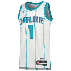 NBA LaMelo Ball Charlotte Hornets Jordan Brand Unisex Swingman Jersey - Association Edition - White discount
