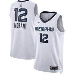 NBA Ja Morant Memphis Grizzlies Unisex Swingman Jersey - Association Edition - White