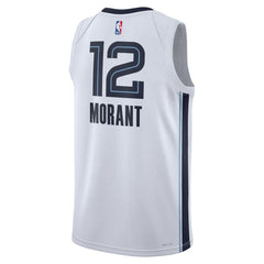 NBA Ja Morant Memphis Grizzlies Unisex Swingman Jersey - Association Edition - White