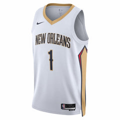 NBA Zion Williamson New Orleans Pelicans Unisex Swingman Jersey - Association Edition - White