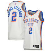 NBA Shai Gilgeous-Alexander Oklahoma City Thunder Unisex Swingman Jersey - Association Edition - White
