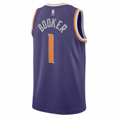NBA Devin Booker Phoenix Suns Unisex Swingman Jersey - Icon Edition - Purple
