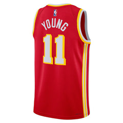 NBA Trae Young Atlanta Hawks Unisex Swingman Jersey - Icon Edition - Red