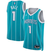 NBA LaMelo Ball Charlotte Hornets Jordan Brand Unisex Swingman Jersey - Icon Edition - Teal on sale