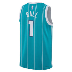 NBA LaMelo Ball Charlotte Hornets Jordan Brand Unisex Swingman Jersey - Icon Edition - Teal on sale