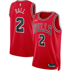 Lonzo Ball Chicago Bulls Unisex Swingman Jersey Icon Editi- Red