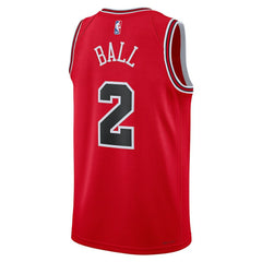 NBA Lonzo Ball Chicago Bulls Unisex Swingman Jersey sale - Icon Editi- Red