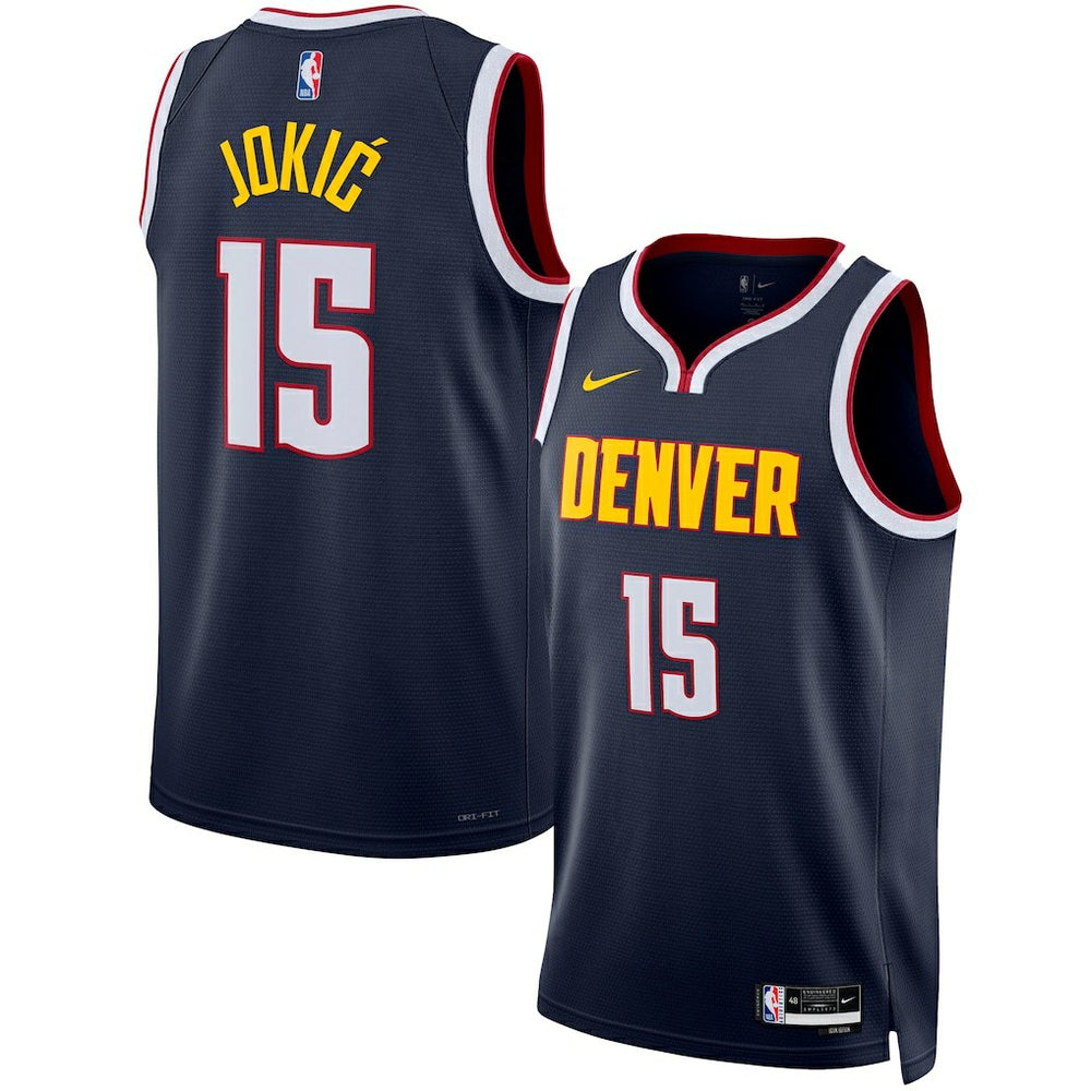 Nikola Jokic Denver Nuggets Unisex Swingman Jersey Icon Editi- Navy