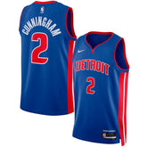 NBA Cade Cunningham Detroit Pistons Unisex Swingman Jersey - Icon Edition - Blue