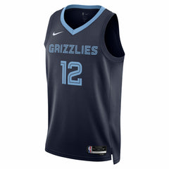 NBA Ja Morant Memphis Grizzlies Unisex Swingman Jersey - Icon Edition - Navy