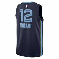 NBA Ja Morant Memphis Grizzlies Unisex Swingman Jersey - Icon Edition - Navy