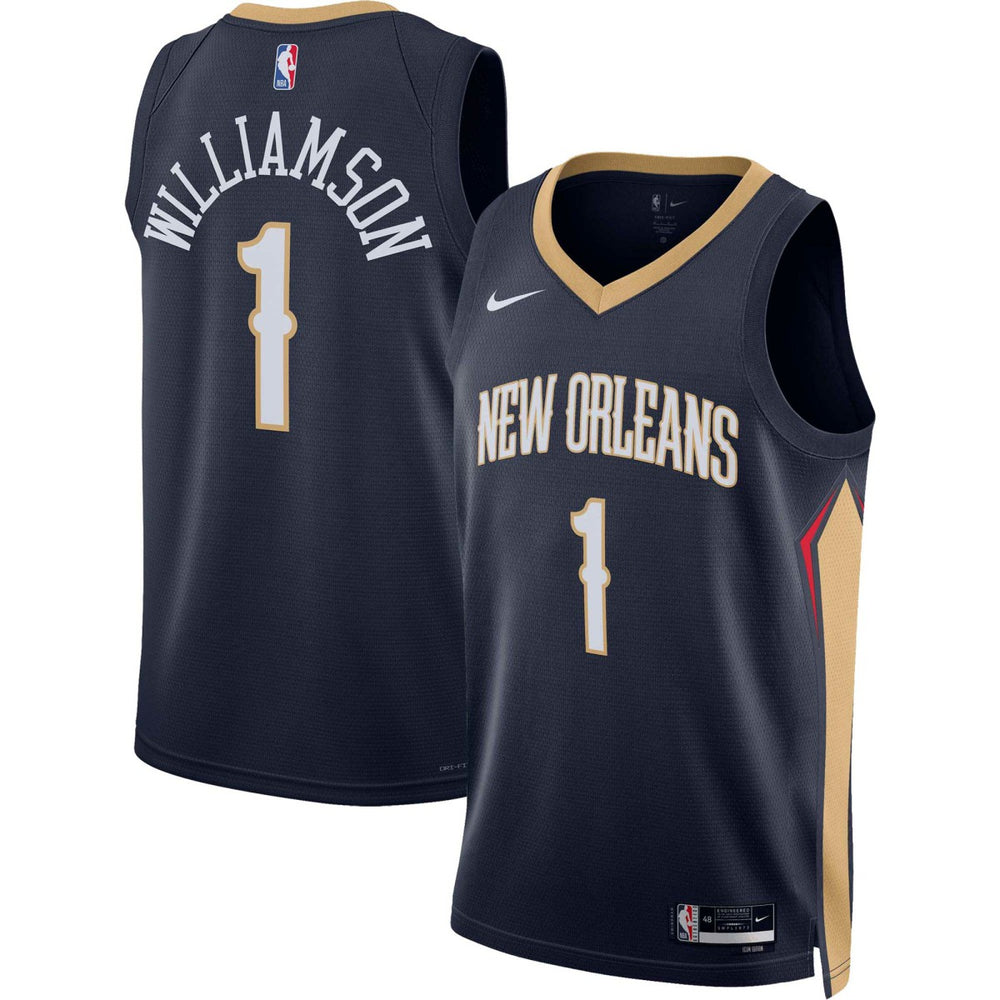 NBA Zion Williamson New Orleans Pelicans Unisex Swingman Jersey - Icon Edition - Navy