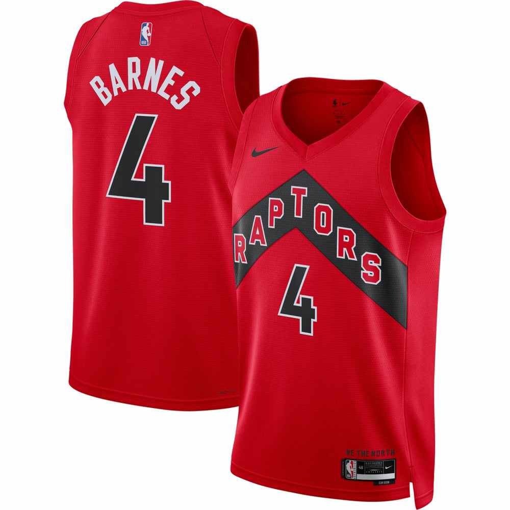 NBA Scottie Barnes Toronto Raptors Unisex Swingman Jersey - Icon Edition - Red