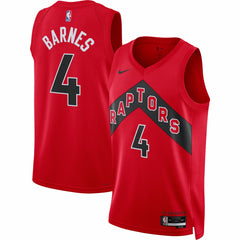 NBA Scottie Barnes Toronto Raptors Unisex Swingman Jersey - Icon Edition - Red