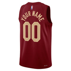 NBA Cleveland Cavaliers Unisex Swingman Custom Jersey Burgundy sale - Icon Edition