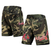 Atlanta Braves Pro Standard Team Shorts - Camo Shorts