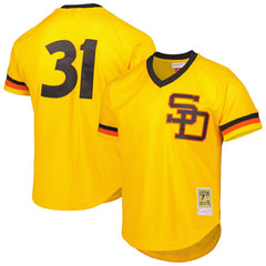 MLB Dave Winfield San Diego Padres Mitchell & Ness Authentic Batting Practice Jersey - Gold