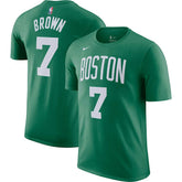 Jaylen Brown Boston Celtics Icon 2022/23 Name & Number T-Shirt Kelly Green